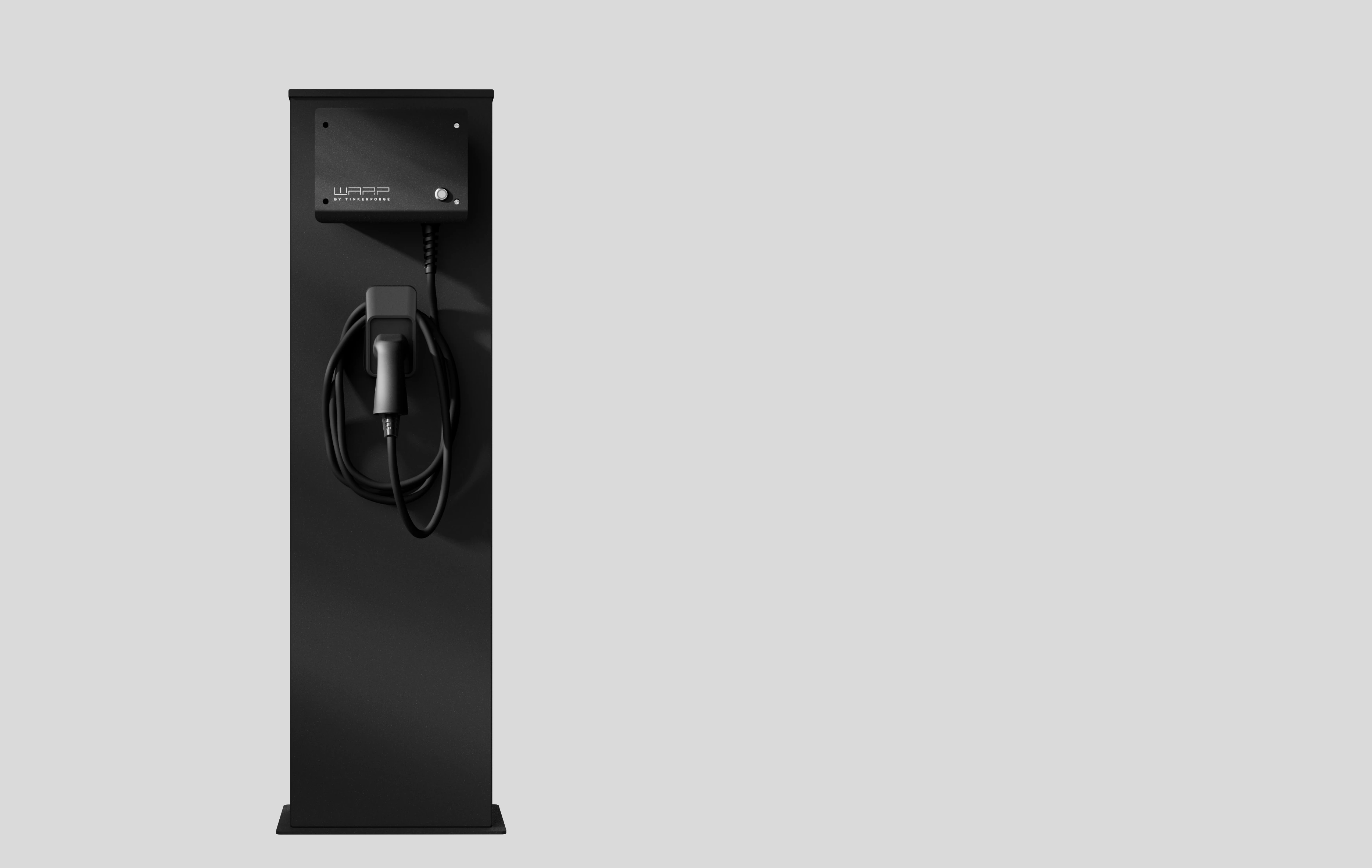 WARP4 Charging Stand DB703 powder-coated with WARP4 Charger