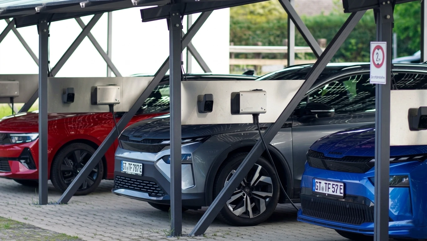 More chargers on the existing grid connection.