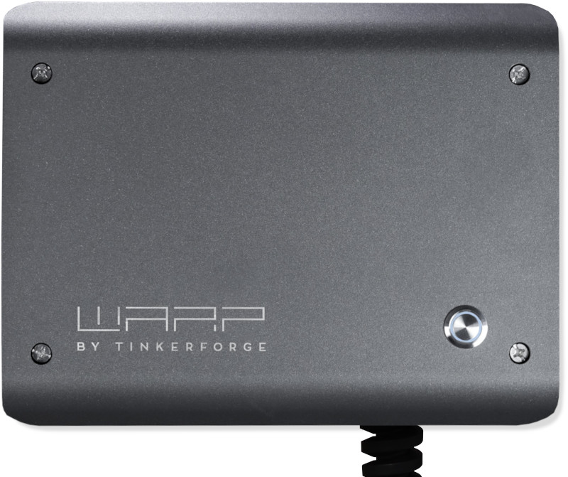 WARP3 Charger Frontansicht in DB703 pulverbeschichtet